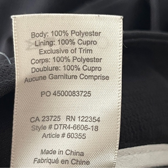 Aritzia Tie Front Pants Wilfred Black high rise trousers waist tie 00 office - Picture 8 of 8